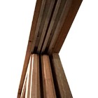 Porta Balcão De Correr De Madeira Padrão Cedro Veneziana Safi