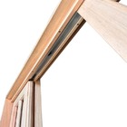 Porta Balcão De Correr Madeira Padrão Cedro Meia Almofada Ret