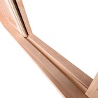 Porta Balcão De Correr Madeira Padrão Cedro Meia Almofada Ret