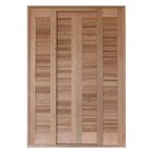 Porta Balcão De Correr Panorâmico 6 Folhas Cedro Arana 215cmx