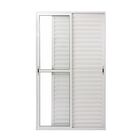 Porta Balcao Em Alumínio 3 Folhas 210 X 150 X 11,4 Cm Com Fec