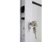 Porta Balcao Em Alumínio 3 Folhas 210 X 150 X 11,4 Cm Com Fec