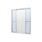 Porta Balcão Em Alumínio Branco Caribe Max 215x200x11,8cm 6 F