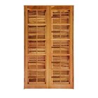 Porta Balcão Itauba Abrir Reto 1,40 X 2,10 Rodam Natural