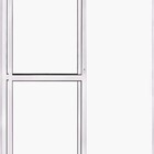 Porta Balcao L25 2 Folhas 2,10 X 1,20 Alumínio Branco