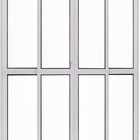 Porta Balcao L25 4 Folhas 2,10 X 1,50 Alumínio Branco