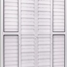 Porta Balcao L25 6 Folhas 2,10 X 2,00 Alumínio Branco