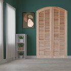 Porta Balcão Mista Abrir Em Arco 1,20 X 2,10 Rodam Natural