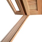 Porta Balcão Pantográfica Semi-panorâmica Com Veneziana Reto