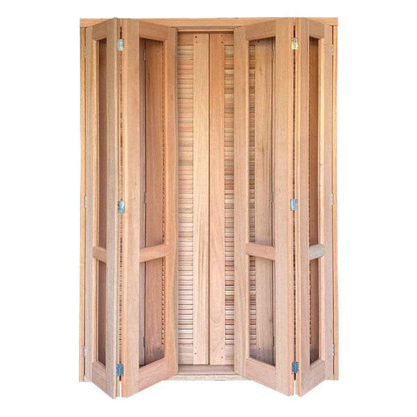 Porta Balcão Pantográfica Semi-panorâmica Com Veneziana Reto