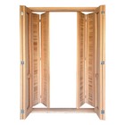 Porta Balcão Pantográfica Semi-panorâmica Com Veneziana Reto