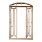 Porta Balcão Pantográfica Semi-panorâmica Em Arco Padrão Cedr