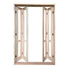 Porta Balcão Pantográfica Semi-panorâmica Reto Padrão Cedro E