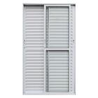 Porta Balcão Veneziana 03 Folhas Branco Maxx - 210x120
