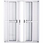 Porta Balcão Veneziana 06 Folhas Branco Maxx - 210x150