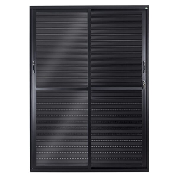 Porta Balcão Veneziana 3 Folhas Móveis Central Topsul 210x150