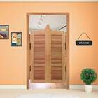 Porta Bang-bang Veneziana C/ Batente E Dobradiça Vai E Vem Aç