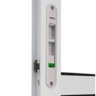 Porta Banheiro Lambri Em Alumínio 215 X 080 X 6 Cm Direita Br