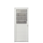 Porta Basculante 0.70 X 2.10 Aluminio Branco Lado Direito - H