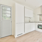 Porta Basculante 0.90 X 2.10 Aluminio Branco Lado Esquerdo -