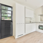 Porta Basculante 0.90 X 2.10 Aluminio Brilhante Lado Esquerdo