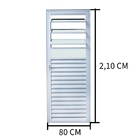 Porta Basculante 210x80 Direita Branca
