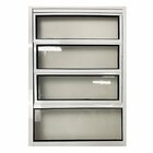 Porta Basculante Alumínio Branco 2.10 X 0.80 Linha 25 Lado:es