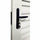 Porta Basculante Alumínio Branco 2.10 X 0.90 Linha 25 Lado:es