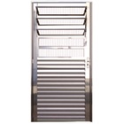 Porta Basculante Alumínio Brilhante 2.10 X 0.90 Linha 25 Lado