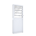 Porta Basculante de Giro Aço Pintado Branco 2,15x0,85m 12cm Lado Direito Linha Riobras Pronta Ullian