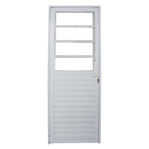 Porta Basculante Direita Vidro Mini Boreal 210x80cm Ecosul Es