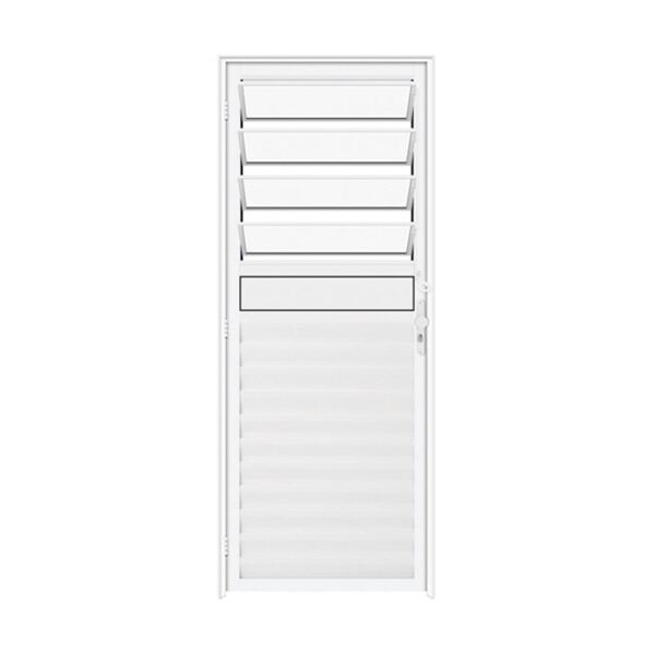 Porta Basculante Em Alumínio L25 210 X 080 X 6 Cm Esquerda Br