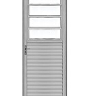 Porta Basculante Esquerda 2,10 X 0,60 Aluminio Brilhante