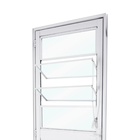 Porta Basculante de Giro Direito 1 Folha Alumínio Pintado Branco 210x80cm Classic CRV