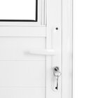 Porta Basculante Lambril Alumínio 2,10 X 70 Branco Abertura E