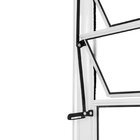 Porta Basculante Lambril Alumínio 2,10 X 80 Branco Abertura D