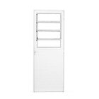 Porta Basculante Lambril Alumínio 2,10 X 80 Branco Abertura D