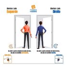 Porta Basculante Lambril Alumínio 2,10 X 80 Lado Direito Pret