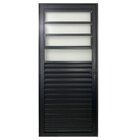 Porta Basculante Palheta Linha 25 210x70  Abertura Esquerda P