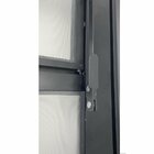 Porta Basculante Palheta Linha 25 210x70 Lado Direito Preto