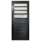 Porta Basculante Palheta Linha 25 210x80  Abertura Direita Pr