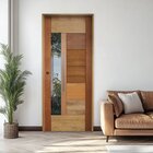 Porta Batente Eucalipto 14 Puxador Barra Chata 80 Cm 92cm X 2