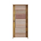 Porta Batente Eucalipto 14 Puxador Barra Chata 80cm X 92cm X