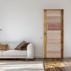 Porta Batente Eucalipto 14 Puxador Barra Chata 80cm X 92cm X