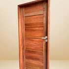 Porta Bbb Completa 92x210cm Em Madeira Maciça Cedro Arana