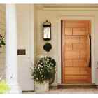 Porta Belga Em Madeira Maciça Tauari Mapaf 90cm X 210cm