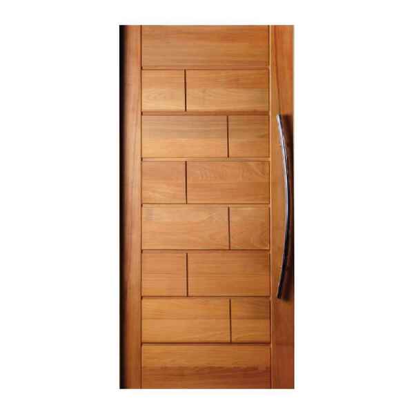 Porta Belga Montada Em Madeira Maciça Tauari Mapaf 60cm X 210