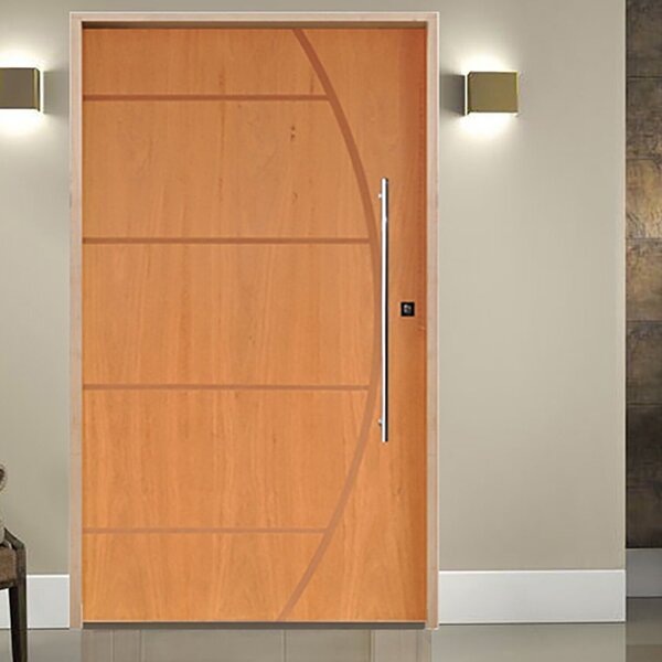 Porta Belíssima 6 Padrão Imbuia Batente Ecológico 14 Fechadur
