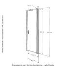 Porta Belissima 6 Prime Batente 14 Cm Fechadura Stilo Wc 72 X