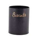 Porta Biscoitos De Aço Inoxidável Com Tampa Estilo Retrô Pret